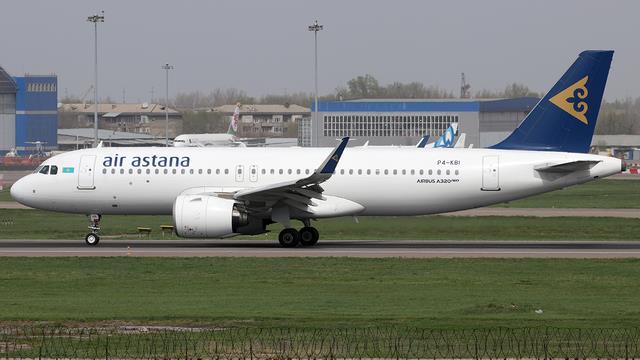 P4-KBI:Airbus A320:Air Astana